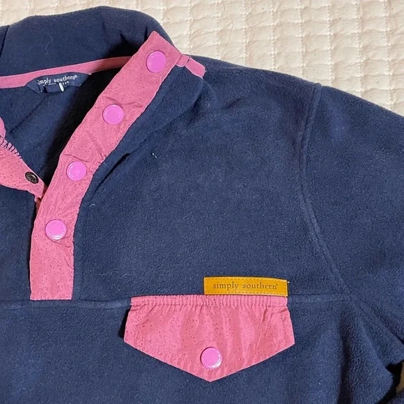 Simply Southern | Fleece Bundle | Plum/Navy & Aztec Print/Pink Trim - Picture 3 of 15